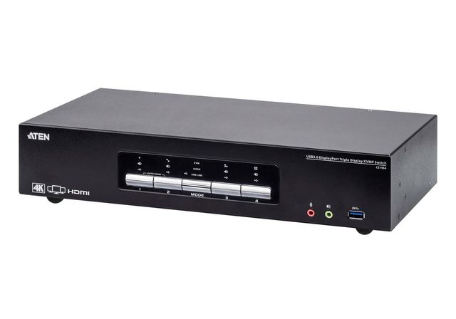 ATEN CS1964-AT-G switch per keyboard-video-mouse (kvm) Nero