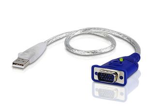 ATEN Emulatore VGA EDID - 0,35 m - USB tipo A - VGA (D-Sub) - Maschio - Maschio…