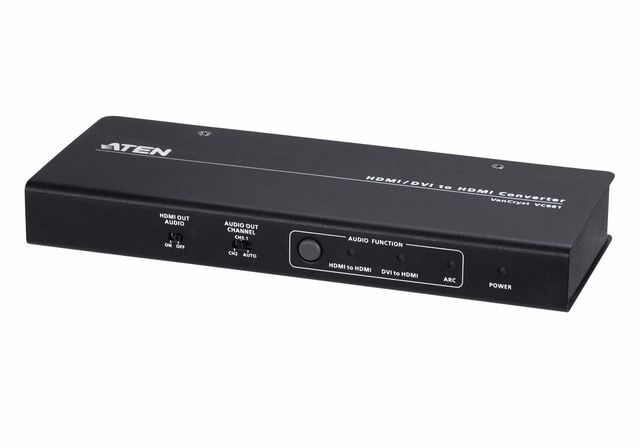 ATEN VC881-AT-G moltiplicatore AV Ripetitore AV Nero