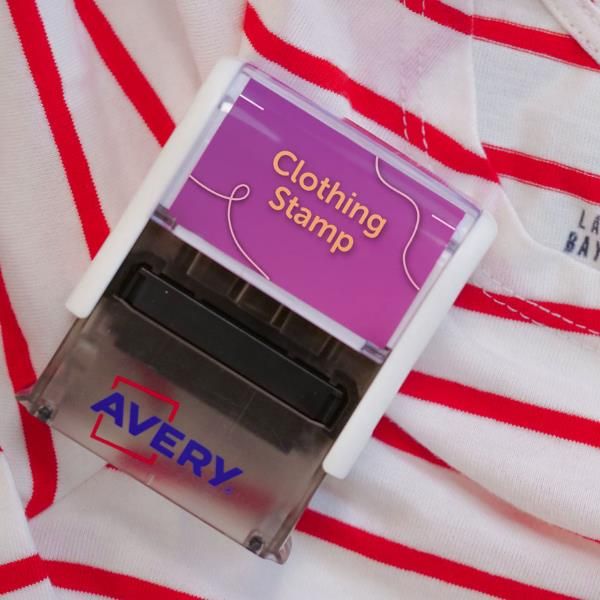 AVERY TIMBRO COMPONIBILE PER TESSUTI