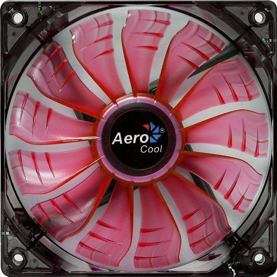 Aerocool Air Force Red Edition LED Fan - 140mm