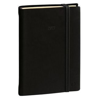 Agenda giornaliera Daily 21 Prestige 15x21cm Silk nero 2027 Quo Vadis