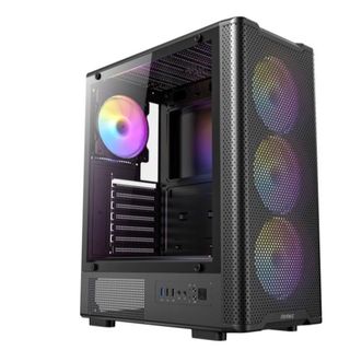 Antec VX-320 ARGB, Midi Tower, PC, Nero, ATX, ITX, micro ATX, Plastica, Acciaio…