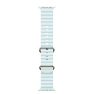 Apple Cinturino Ocean blu ghiaccio (49 mm) - Titanio naturale