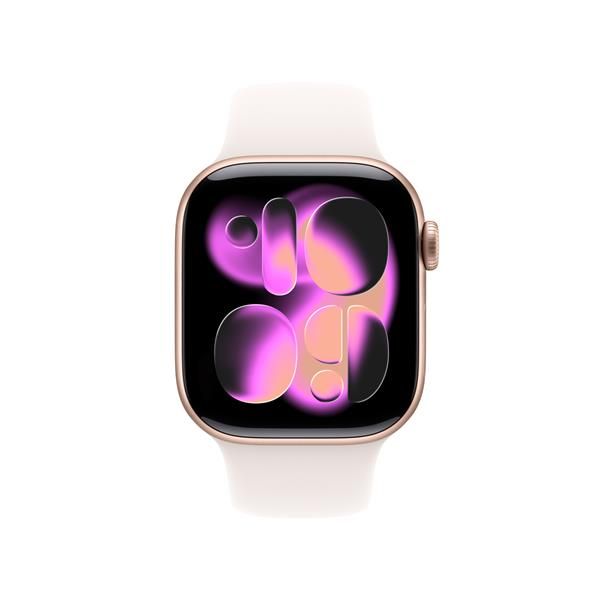 Apple Watch Series 11 GPS + Cellular 42mm Cassa Alluminio Oro Rosa con Band Ros…