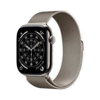 Apple Watch Series 11 GPS + Cellular 46mm Cassa Titanio con Loop Milanese Natur…