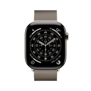 Apple Watch Series 11 GPS + Cellular 46mm Cassa Titanio con Loop Milanese Natur…