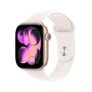 Apple Watch Series 11 GPS 46mm Cassa Alluminio Oro Rosa con Band Rosa Fard - M/…