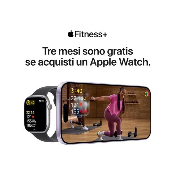 Apple Watch Ultra 3 GPS + Cellular 49mm Cassa Titanio con Trail Loop Blu/Blu Ac…