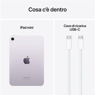 Apple iPad mini A17 Pro Wi-Fi - Tablet - 512 GB - 8.3" IPS (2266 x 1488) - viola