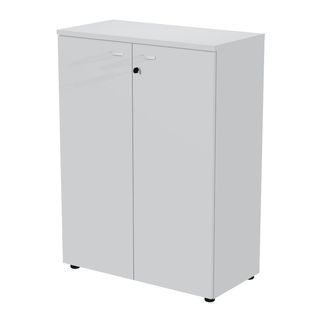 Armadio modulare a 2 ante medio 90x45,8cmxH123cm grigio