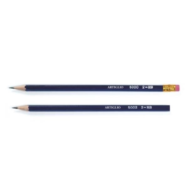 Artiglio - Matita - grafite - HB - grigio - 2 mm - con gomma (pacchetto di 12)