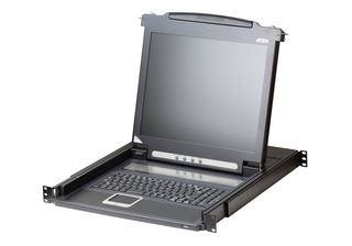 Aten CL1000M-ATA-DNG PS/2 VGA 17" LCD Console con tastiera scandinava