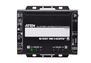 Aten VE1833-AT-G True 4K HDMI / USB HDBaseT 3.0 - Lite Transceiver with PoH