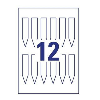 Avery Zweckform - Poliestere - frosted - micro-perforato - bianco - 100 x 20 mm…
