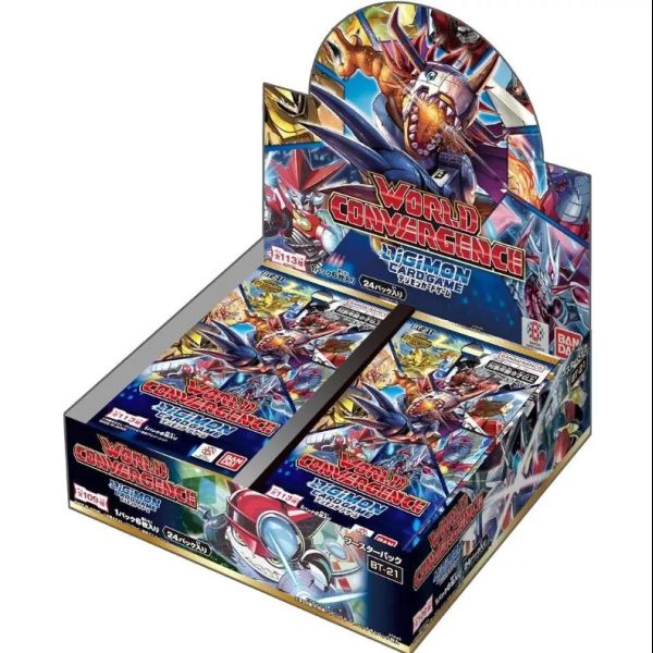 BANDAI Box Digimon Card Game - (BT-21) World Convergence 25/04/25