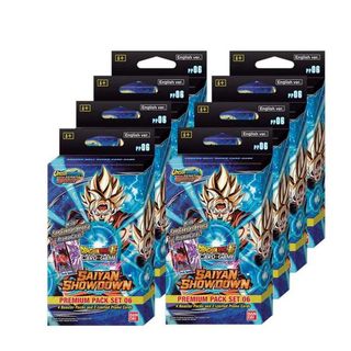 BANDAI Display 8x Dragon Ball Super Saiyan Showdown Premium Pack DBS15 [PP06]
