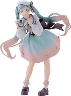 BANPRESTO 28781 - HATSUNE MIKU - HOLIDAY MEMORIES - CAMERA - STATUA 20CM