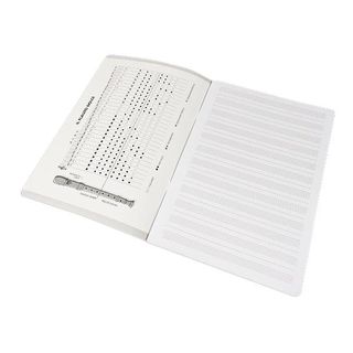 BE MORE ALBUM MUSICA 90 GR 210X297 mm A4 16 FOGLI RIGATURA PENTAGRAMMA TURCHESE…