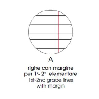 BE MORE CENTUS QUADERNO PUNTO METALLICO 100GR 150X210 mm A5 36 FOGLI A RIGHE 0A…
