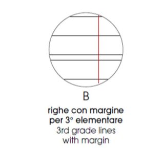 BE MORE CENTUS QUADERNO PUNTO METALLICO 100GR 150X210 mm A5 36 FOGLI A RIGHE 0B…