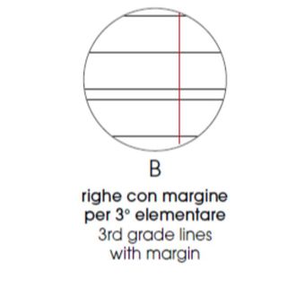 BE MORE CENTUS QUADERNO PUNTO METALLICO 100GR 210X297 mm A4 36 FOGLI A RIGHE 0B…