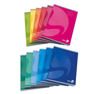BE MORE COLOR 80 QUADERNO PUNTO METALLICO 80GR 150X210 mm A5 40 FOGLI A QUADRET…