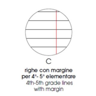 BE MORE COLOR 80 QUADERNO PUNTO METALLICO 80GR 150X210 mm A5 40 FOGLI A RIGHE 0…