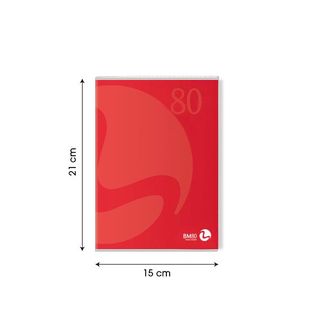 BE MORE COLOR 80 QUADERNO PUNTO METALLICO 80GR 150X210 mm A5 40 FOGLI A RIGHE 1…