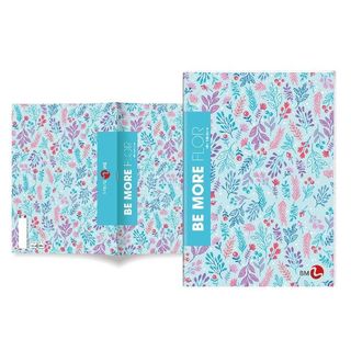 BE MORE FLOR MAXI QUADERNO PUNTO METALLICO 100GR 210X297 mm A4 48 FOGLI A QUADR…