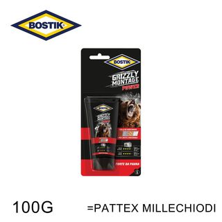 BOSTIK GRZZLY MONTAGE POWER COLLA DI MONTAGGIO 100G BL1 1PZ=(1PZ) 1PZ=(1PZ)