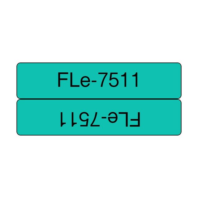 BROTHER FLE7511 NASTRO NERO / VERDE