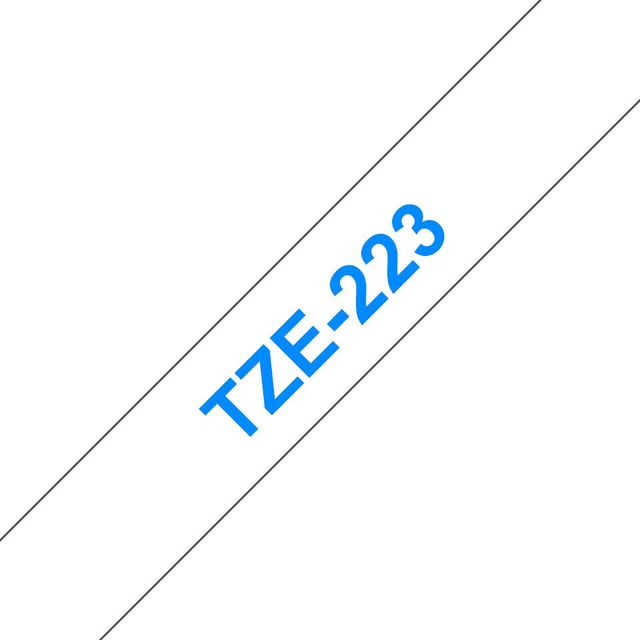 BROTHER TZE223 LAMINATO BLU BIANCO