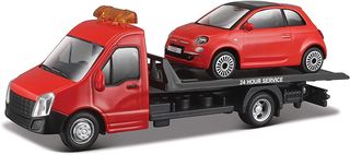 BURAGO CARRO ATTREZZI CON AUTO 1:43