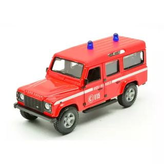 BURAGO CDU LAND ROVER DEFENDER WITH VIGILI DEL FUOCO LIVERY – 1:32 COMPO. 53853
