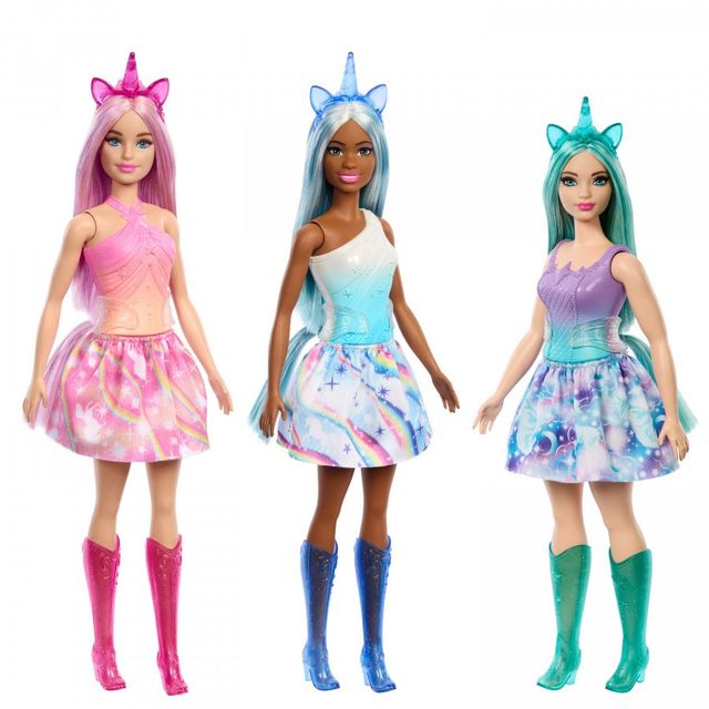 Barbie Fairytale Unicorni ass.to HRR12