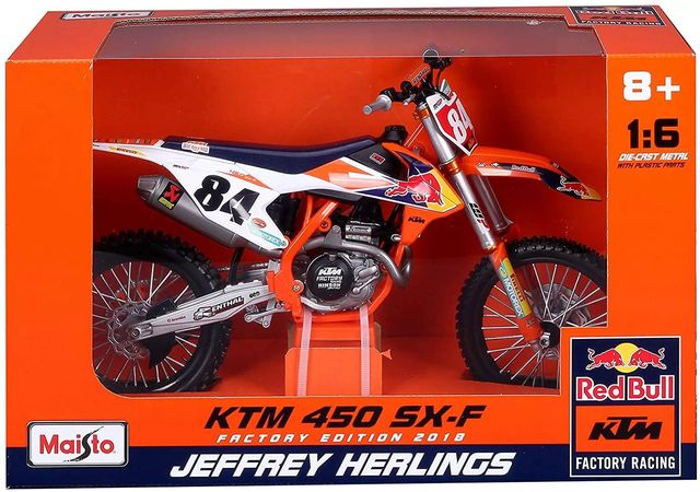 Bburago RED BULL KTM SUPERCROSS SX450 - 1:6