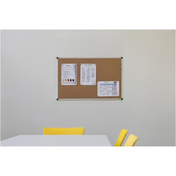 Bi-Office Maya - Bacheca - montabile a parete - 1200 x 900 mm - sughero - natur…