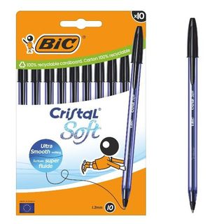 Bic CF10 CRISTAL SOFT NERO 1,2MM
