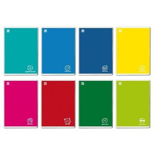 Blasetti Colorface - Taccuino - A4 - 19 fogli / 38 pagine - quadretti - disponi…