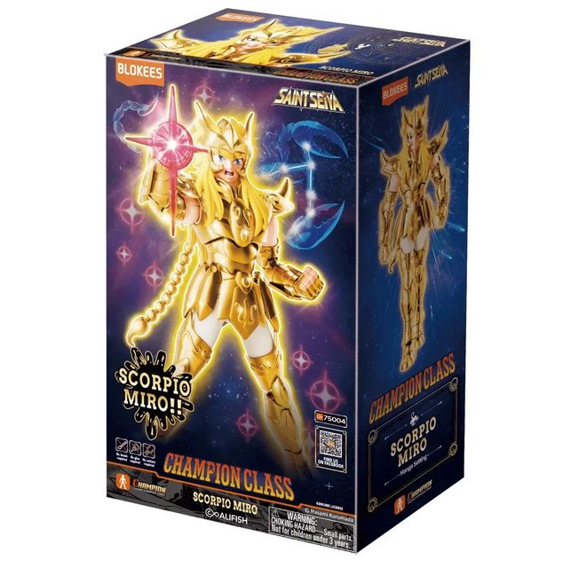 Blokees - Saint Seiya Champion Class 03 - 75004 Scorpio Miro 15CM Model Kit