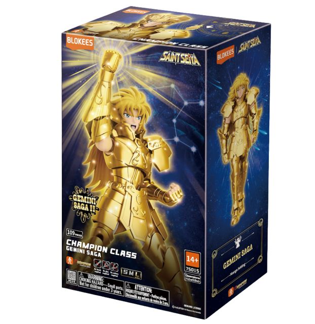 Blokees - Saint Seiya Champion Class 13 - 75015 Gemini Saga Model Kit