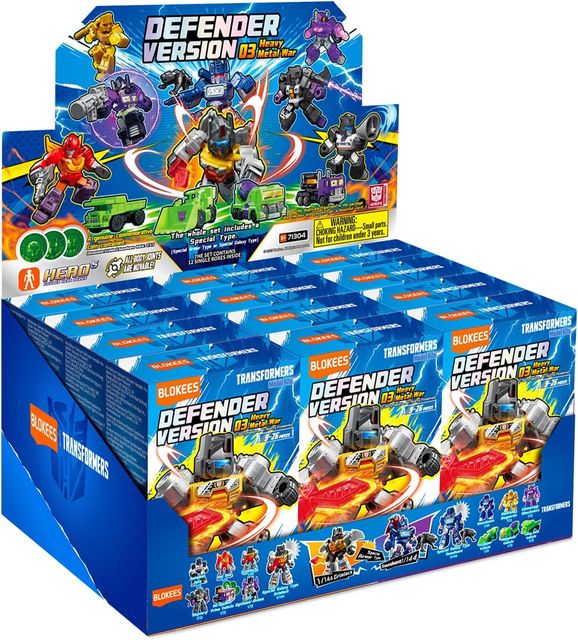 Blokees - Transformers Blind Box - Defender Version 03 - 71304 Heavy Metal War …