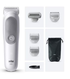 Braun Regolabarba Body Groomeer Uomo BG 5550 Impermeabile + Accessori