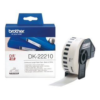 Brother DK-22210 - Nero su bianco - Rotolo (2,9 cm x 30,5 m) etichette - per Br…