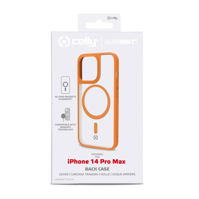 Celly Magmatt - Cover per cellulare - compatibile MagSafe - policarbonato, TPU …
