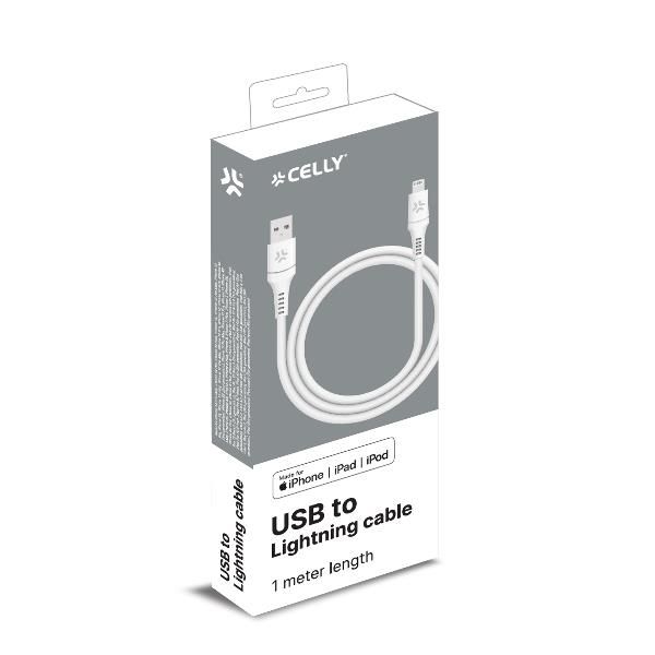 Celly PC2USBLIGHT - 12W USB-A to Lightning Cable PROCOMPACT2
