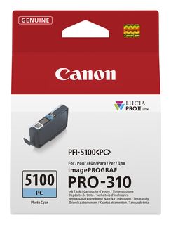 CANON PFI-5100 PC CIANO FOTOGRAFICO 14.4ML PER imagePROGRAF PRO-310