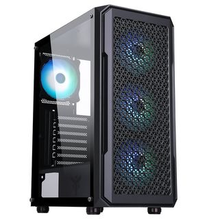 CASE GAMING SIX TRIANGLE ITGCAST33B ARGB - NO ALIMENTATORE - NERO