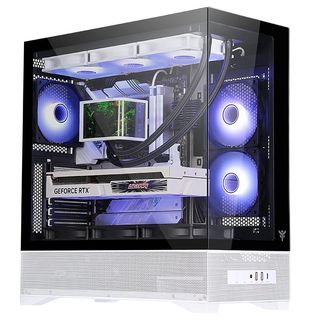 CASE GAMING TOWER SHOWBUI 37WB - NO ALIMENTATORE - ARGB FAN - NERO/BIANCO (ITGC…